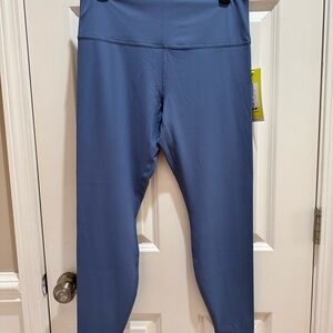 NEW all in motion Women’s High-Rise 7/8  Ribbed Leggings sz. L